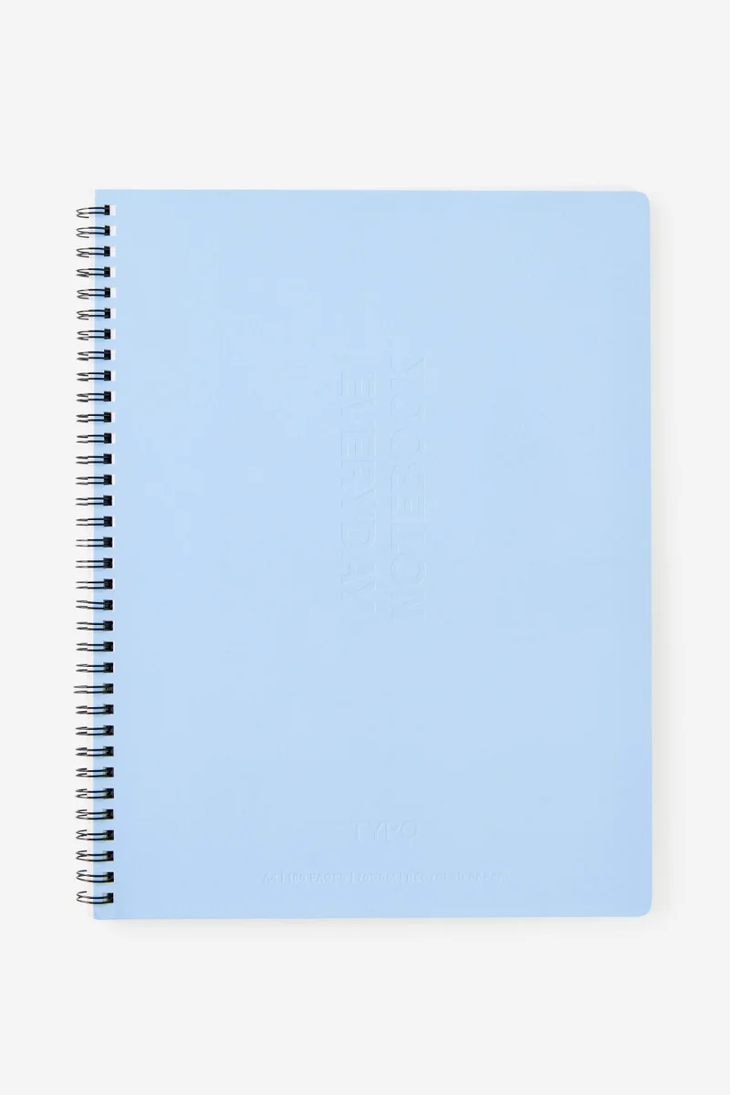 تايبو دفتر مسطر حلزوني مقاس